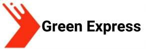 Green Express Freight Delivery Company Logo